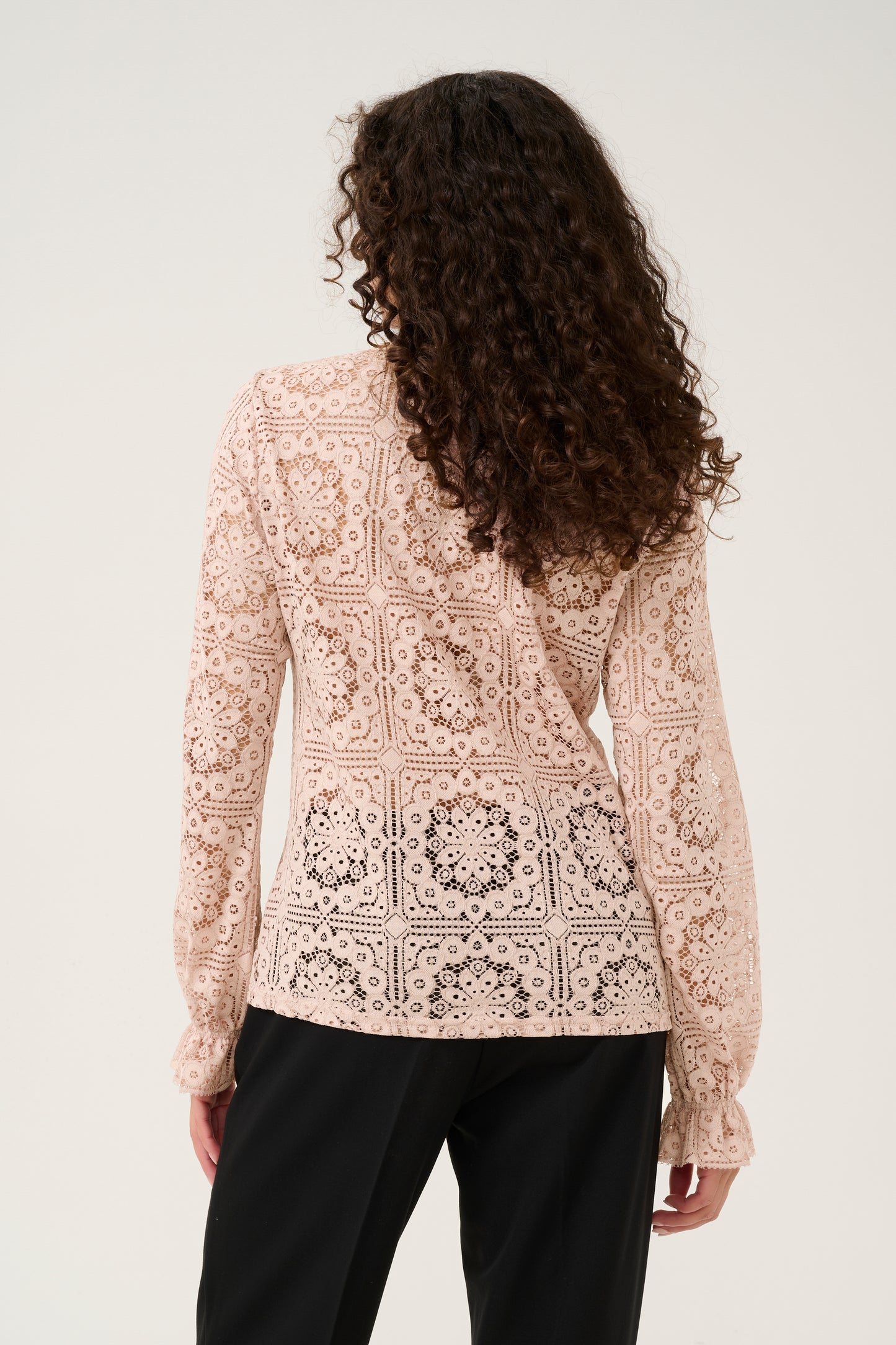 CRTiley Lace Blouse Cream