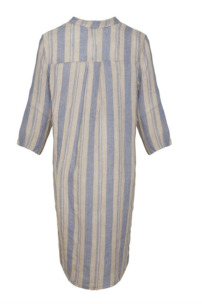 Sabbia (Beige/blue stripe), Linen