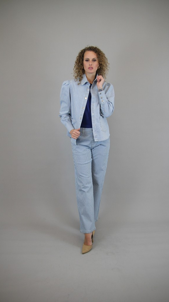 MILKY CHINO FLARE JEANS