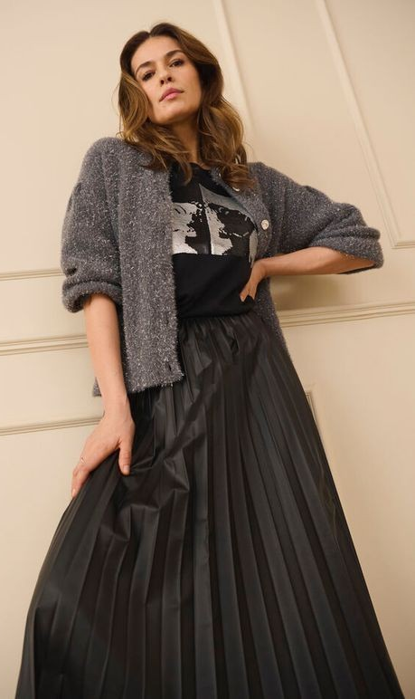 CRPoppi Plissé Skirt Cream