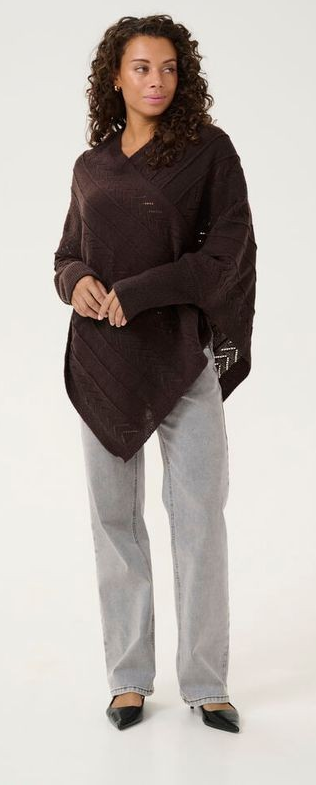 CRHoliday Knit Poncho