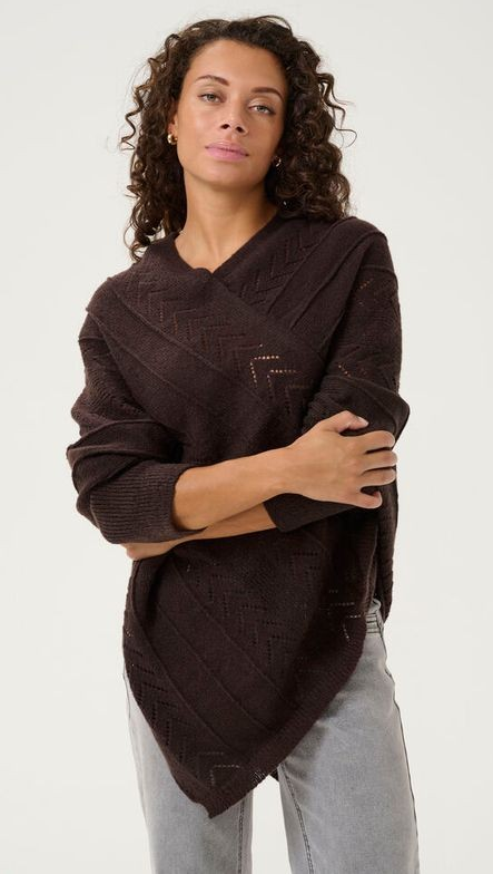 CRHoliday Knit Poncho