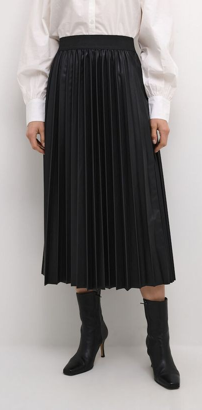 CRPoppi Plissé Skirt Cream