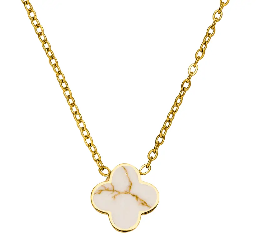 Clover kæde | 18K forgyldt