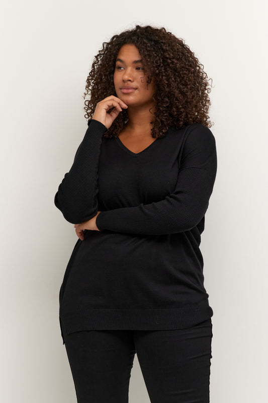 KCmachi Knit Pullover Kaffe Curve